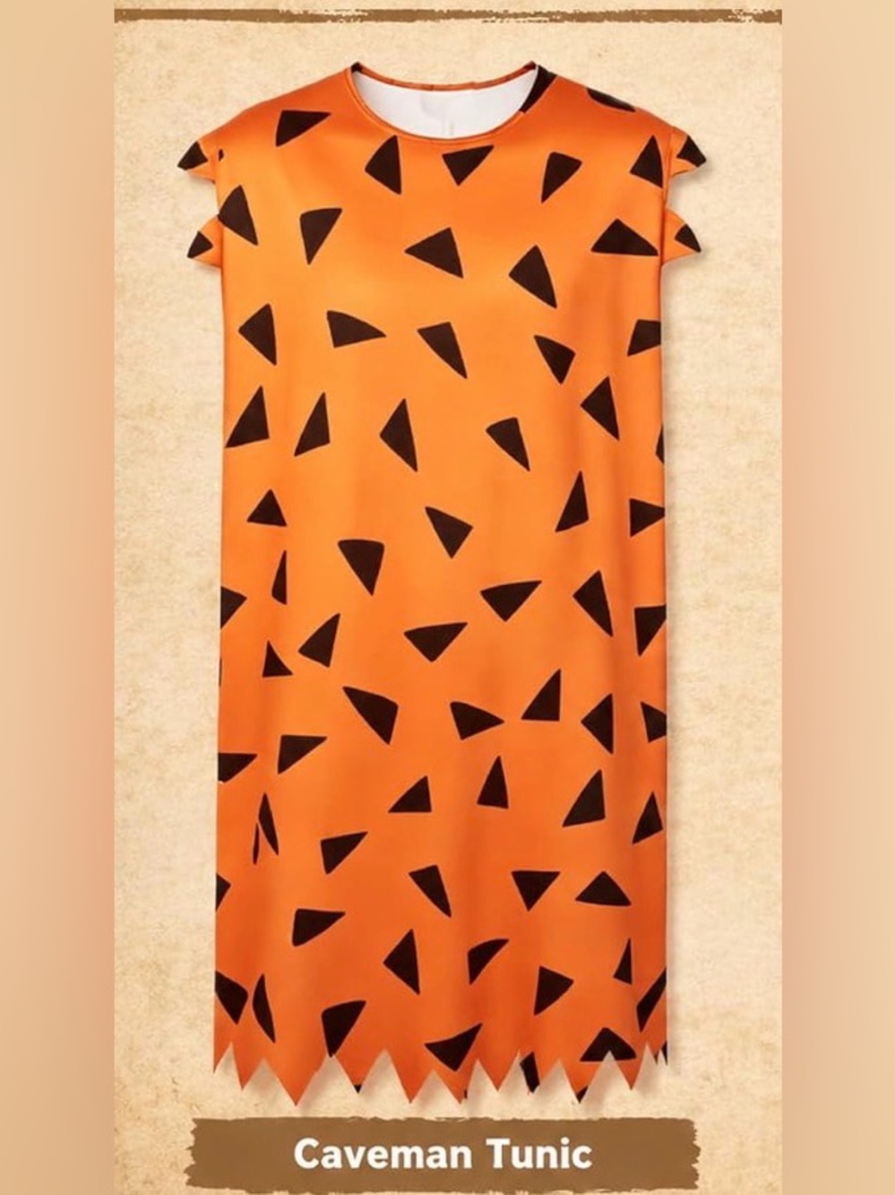 Fred Flintstone caveman costume #2,Men XL, Halloween costume, No blue tie